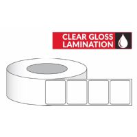 3 in x 2.5 in Clear Gloss Lamination Label roll for IColor 250 (750/roll)